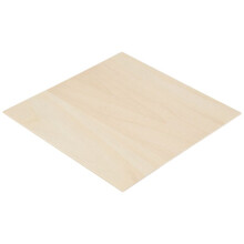 20 Pièces 20X20X0.2 cm Feuilles de Tilleul Planche de Bois Non Finie, Rectangle Blanc en Bois, Découpes en Bois pour L'Artisanat