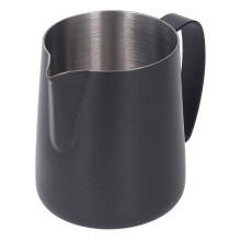 450ml Milchschaumkanne aus Edelstahl schwarz dickwandig