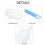 Durable 50pcs Long Handle Bottle & Cup Sponge Brush Australian Made 12