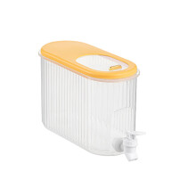 Large Food Grade Cold Beverage Dispenser 25.5x12.5x14in Leakproof in Clear