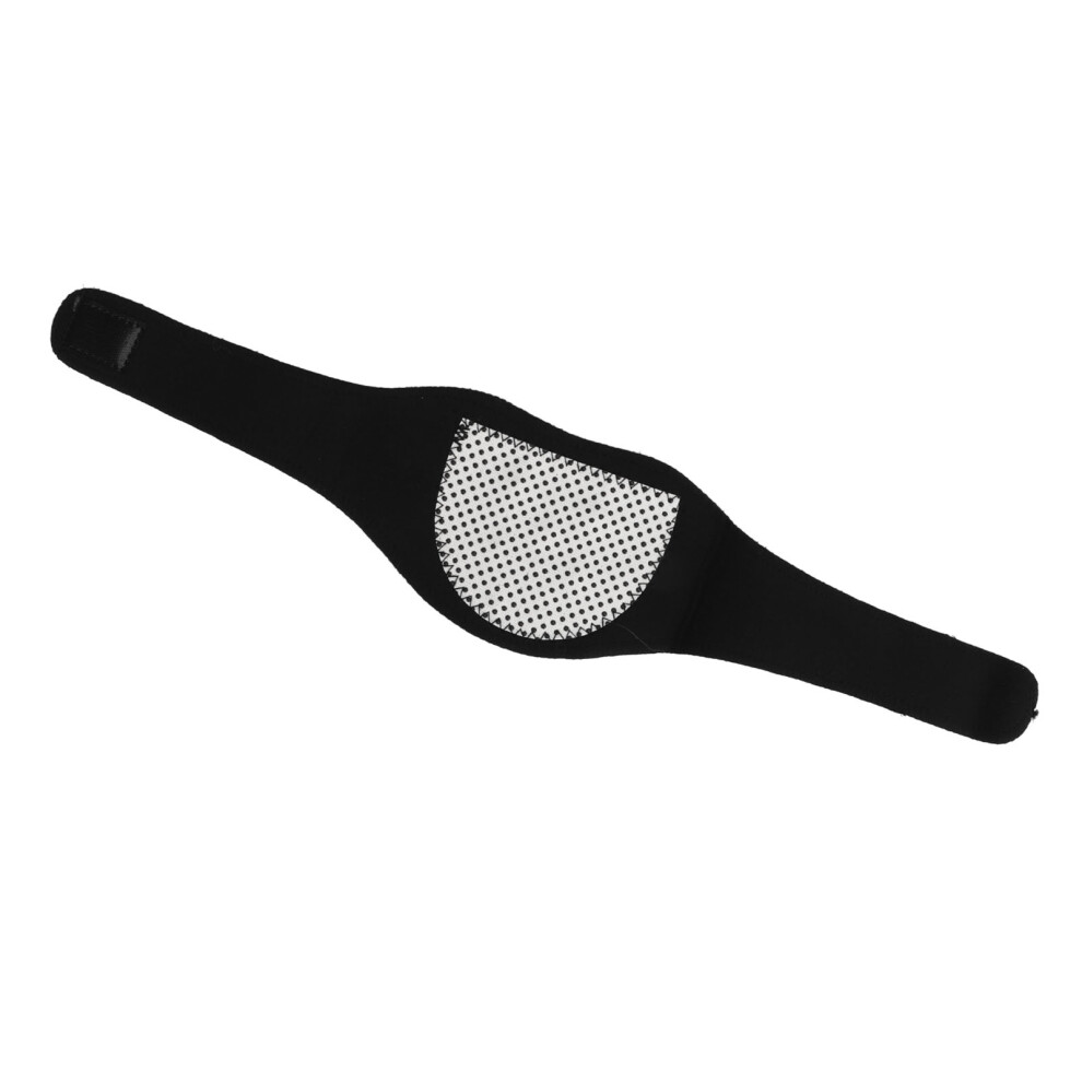 Black 2Pcs Self Heating Magnet Neck Support Brace Unisex Free Size