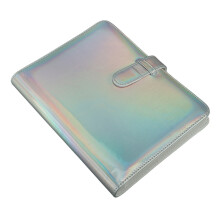256 Pockets Waterproof PU Photo Album, Mini 32 Pages, Silver