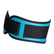 Verstellbarer Gewichthebergürtel für die Taille, Rückenstütze für Fitness und Sport, Blau (77‑93cm)