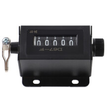 Mechanischer Zähler 5-stellig 0-99999 78x30mm Silber