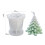 Weihnachtsbaum-Kerzenform aus Silikon 8,5  8,4 cm DIY 9