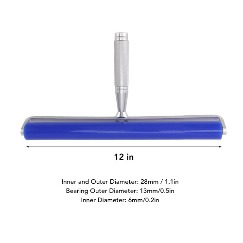 12in Silicone Dust Removal Roller – Anti-Static, Aluminum Handle, 150C 1