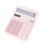 Rosa Solar-Taschenrechner, klein, multifunktional, 1xAA 5