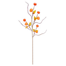 Artificial Pumpkin Branch65cm Foam Silk Decor
