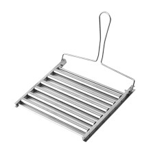 Portable BBQ Grill Rack with Automatic Sausage Rotation for Camping, Outdoor Cooking, Picnics