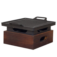 Portable Charcoal Grill Smokeless Nonstick Mini BBQ Grill for One Person Indoor Outdoor Camping