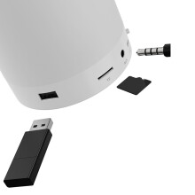 Bluetooth-Lautsprecher 800mAh 95x122mm Weiß Pro