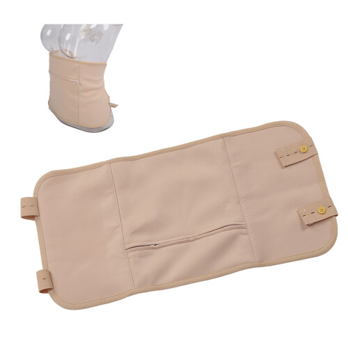 Reusable Castor Oil Pack Wrap with Adjustable Strap - Flannel Compress 1