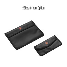 Compact Fireproof Bag 21.2x11.8cm Black