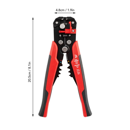 Automatic Wire Stripper Pliers 8in Heavy Duty Cutting & Peeling Tool 1