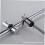 Adjustable Chrome Hand Shower Bracket for 18-25mm Slide Bar 9