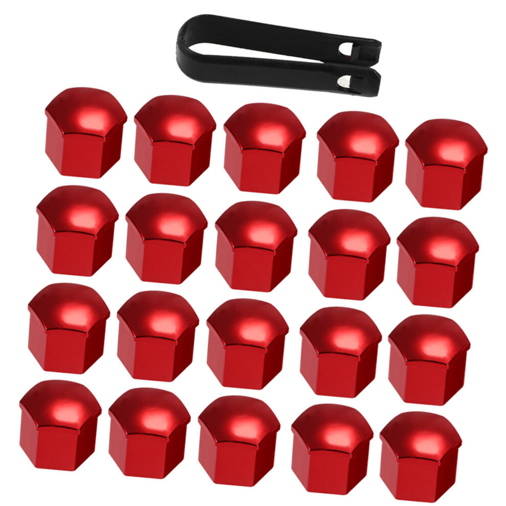 Wheel Nut Covers 20Pcs 21Mm Universal Lug Nut Caps Screw Protector 4691389423427