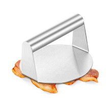 Smash Burger Press Stainless Steel Round Grill Press with Comfort Grip for Indoor and Outdoor Cooking