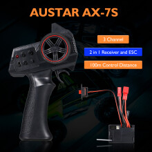 AX-7S 2.4G 3CH TX mit 2-in-1-Empfänger-ESC 20A