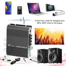 Stereo Power Amplifier Subwoofer MP3 2 Channel Car & Home Audio Lvpin 838
