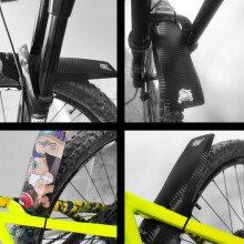 Bike Mud Guard Set for Mountain & Road Bikes Front & Rear Fender with Straps