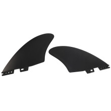 2 Stück PVC Fischschwanz-Boardfinne für Longboards & Paddleboards, FCS2-kompatibel