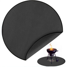 Round Under Grill mat (60') for Outdoor Grill, BBQ, Smokers, kamados, Solo Stove