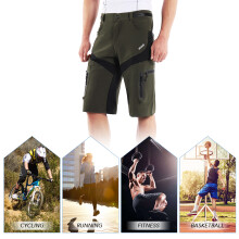 Men's Quick Dry Breathable Cycle Shorts with 6 Pockets, ESX-300, 8% Spandex