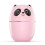 (Pink) 220ml Panda Humidifier & Diffuser for Baby & Gift 2