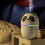 (White temperament) 220ml Panda Humidifier & Diffuser for Baby & Gift 2