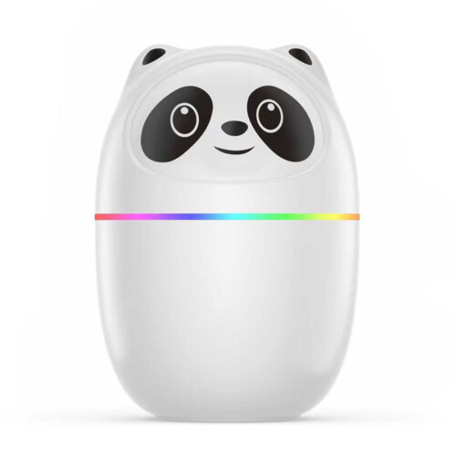 (White temperament) 220ml Panda Humidifier & Diffuser for Baby & Gift 2