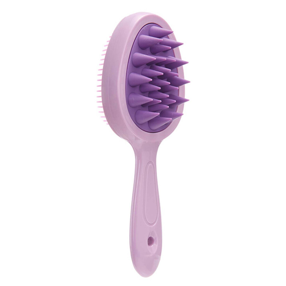Roc-Electron Purple (Purple) Soft Bristle Scalp Massager For Men & Women