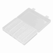 Coin Holder Cases 17-30mm 100pcs Set with Foam Seals Clear & Housing for Coins