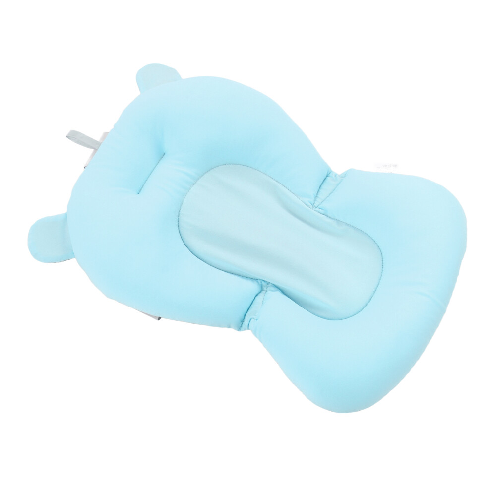 Baby Bath Seat Cushion Bear Floating, Foldable & Adjustable Blue