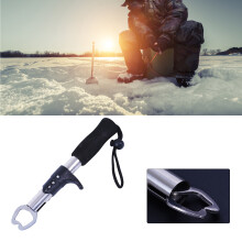 (Curved Handle) Stainless Steel Fishing Lip Gripper for Bass & Sport Fish