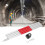 4-Section Aluminum Alloy Prism Pole 1/4in Thread, Silver Red 1