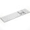 Wireless Aluminium Numeric Keyboard 34 Keys BT Rechargeable (Silver) 10