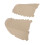 Front Door Panel Armrest Cover Beige Microfiber Leather Durable Scratch-Resistant 13
