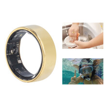 Smart Health Ring with Sleep Tracking & Body Temp, 18mAh, 19.5mm