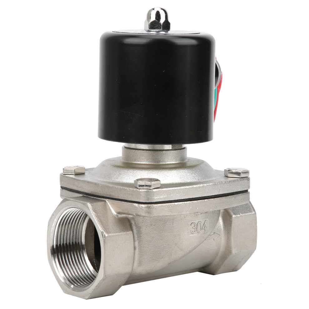 Stainless Steel 2W-400-40B Solenoid Valve, G1 1/2In, 24V Dc 5001389429401