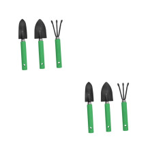 Mini Gardening Tool Set for Succulent and Bonsai Care, 3Piece Stainless Steel Spade Rake Shovel