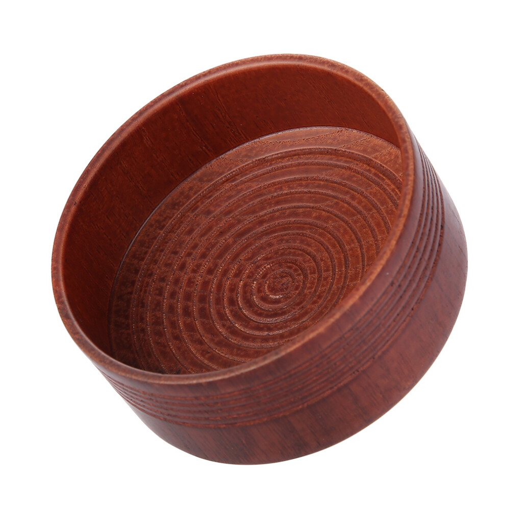 Wooden Shaving Soap Bowl Dark Brown 150ml Natural Man Razor For Cleansing Foam