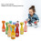 Holz-Tier-Bowling-Flaschen-Set - 12  2,9 cm 10
