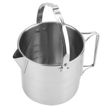 Campingkessel faltbar Edelstahl 1,2 Liter
