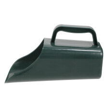 Garden Soil Scoop with Ergonomic Grip for Precise Soil Placement, Large Plastic Potting Shovel