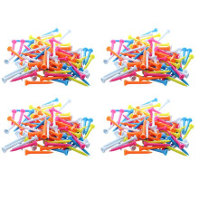 400 Pcs Tees 54 mm Plastic Mixed Color