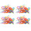 400 Pcs  Tees 54 mm Plastic Mixed Color 1