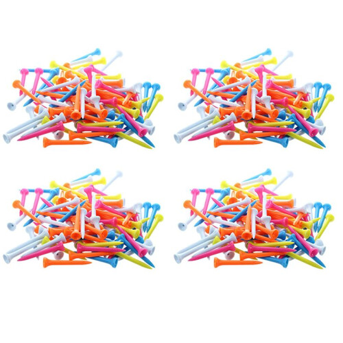 400 Stk.  Tees 54mm Kunststoff Mischfarbe