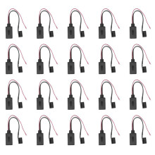 20X 12-Pin Car Wireless Module Music Adapter Stereo Auxiliary Receiver Aux Audio Cable for for Focus