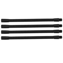 4 Pcs Flexible Aluminium Gooseneck Lamp Hoses, 10mm, 20cm