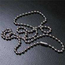 5X Stainless Steel Bead Metal Bead Necklace Chain